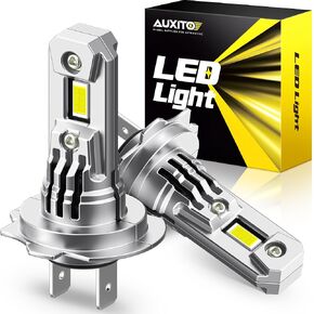 AUXITO 9005/HB3 LED Bulb, 1000% Brighter, 3 Min Quick Install, 20 Years Lifespan, No Flicker, 99% Compatibility