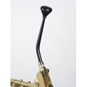 Lokar XATS64L60EETMB Black 8" Lever Tailmount Automatic Transmission Shifter with Black Mushroom Knob for GM 4L60E Transmission