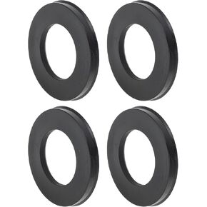 100.1mm to 87.1mm Car Wheel Hub Centric Rings Black Polycarbonate Wheels Center Shaft Shock Absorbing Hubrings 4 Pcs