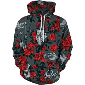 Chaos World Men Men Goidty Hoodie Long Sleeves 3D Funny Print Print Sweatshirt pullover