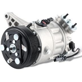 A/C Compressor Fit for Cadillac SRX 2012-2016, for Buick LaCrosse 2012 3.6L V6 Air Compressor with Clutch CO 22224C Automotive Replacement AC Compressor Clutch Kit 977011U600, 13314472