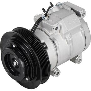 Air Conditioning AC Compressor with A/C Clutch Fit for Toyota Sienna 3.3L 2004 2005 2006, Sienna 3.5L 2007 (To 12/15/2006), Replaces CO 10854C