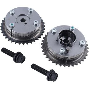 FEIDKS Camshaft VVT Sprocket Fit for 2009-2012 Toyota RAV4 Camry 2.5L Highlander Sienna Venza 2.7L 917-258, 917-259, 13050-0V011, 13050-36010, 13070-0V011, 13070-36010