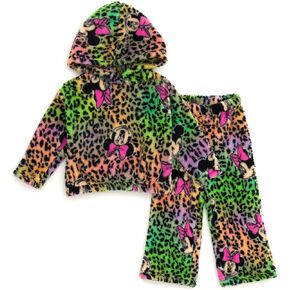 ديزني ليلو وغرزة ميني ماوس الفتيات pullover Woobie Hoodie & Flare Pants Outfit Toddler to Big Kid Sister (2T - 14-16) in Kuwait