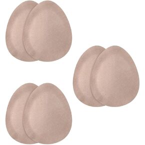 Leather Metatarsal Foot Pads, 3 Pairs Comfortable Metatarsal Pads Ball of Foot Cushions, Self-Adhesive Leather Foot Pads Forefoot Support Cushions for Mortons Neuroma Foot Pain Relief Protection Pads