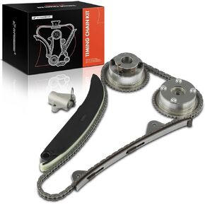 A-Premium Engine Timing Chain Kit W/Sprocket & Tensioner & Guide Compatible with Hyundai Elantra 2014-2016, Elantra GT 2014-2017, Tucson 2014-2015 & Kia Forte 2014-2016, Forte5 2014-2016- DOHC 2.0L