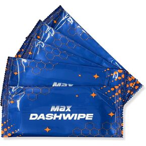 Car Wash Wipes with Refreshing Lemon Scent, Pack of 100 Individually Wrapped Wipes, Dashboard Car Accessories Travel Essentials