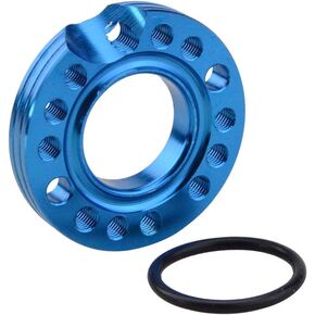 GOOFIT Blue 28mm Carburetor Spacer Adapater Intake Manifold Spinner Plate with O-Ring Seal Replacement for 50cc 70cc 90cc 125cc Sunl Taotao NST Roketa ATV Monkey Dax Quad Pit Bike