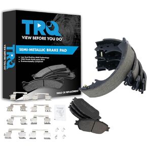TRQ Brake Pads Semi-Metallic Compatible with 2005-2006 Toyota Camry