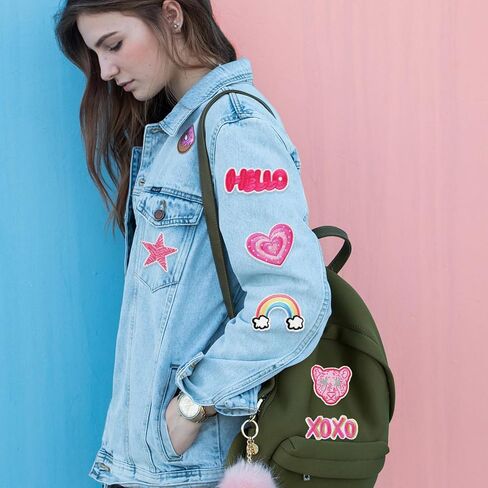 16 Pieces Hippie Patches Iron on Vintage Patches Groovy Boho Peace Sign Embroidered Repair Decoractive Patches Kit for Sew on Clothing Backpack Jackets Jeans Shirt DIY Craft Decorations in Saudi Arabia