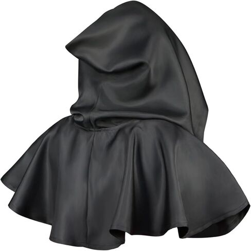 Unisex Halloween Grim Cowl Cloak Medieval Wicca Pagan Hooded Cape Christmas Cosplay Costumes Poncho For Men Women in Kuwait