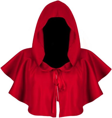 Unisex Halloween Grim Cowl Cloak Medieval Wicca Pagan Hooded Cape Christmas Cosplay Costumes Poncho For Men Women in Kuwait