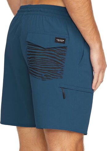Volcom Men's Truly Liberators 17" Boardshort Swim Trunks in Saudi Arabia