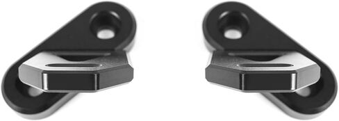 JL Dual Light Bar Mount Brackets CNC A-Pillar Offroad LED Hood Pod Fog Lamp Mounting Stand Ditch Light Cowl Holder,2PCS Black Aluminum Alloy Mounts for Wrangler JL JLU 4xe Gladiator JT Accessories in Saudi Arabia
