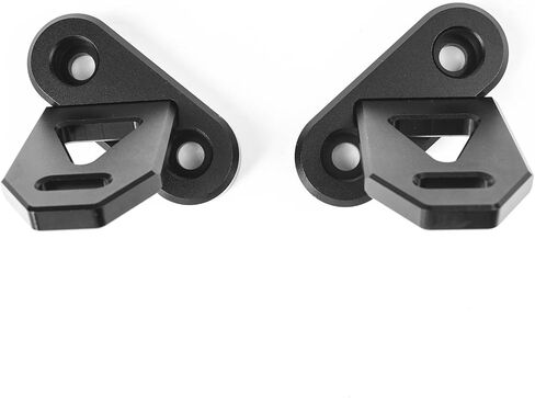 JL Dual Light Bar Mount Brackets CNC A-Pillar Offroad LED Hood Pod Fog Lamp Mounting Stand Ditch Light Cowl Holder,2PCS Black Aluminum Alloy Mounts for Wrangler JL JLU 4xe Gladiator JT Accessories in Saudi Arabia