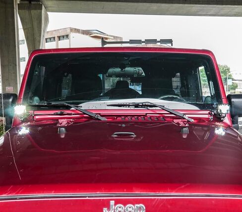 JL Dual Light Bar Mount Brackets CNC A-Pillar Offroad LED Hood Pod Fog Lamp Mounting Stand Ditch Light Cowl Holder,2PCS Black Aluminum Alloy Mounts for Wrangler JL JLU 4xe Gladiator JT Accessories in Saudi Arabia