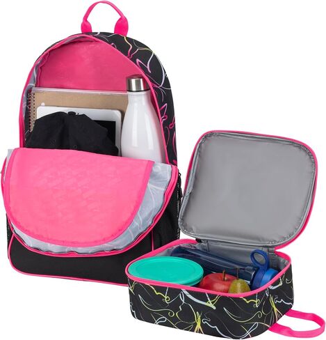 PUMA Unisex Kid's Colony Lunch Kit & Backpack Combo, Knockout Pink, Medium in Saudi Arabia