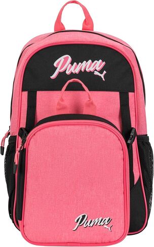 PUMA Unisex Kid's Colony Lunch Kit & Backpack Combo, Knockout Pink, Medium in Saudi Arabia