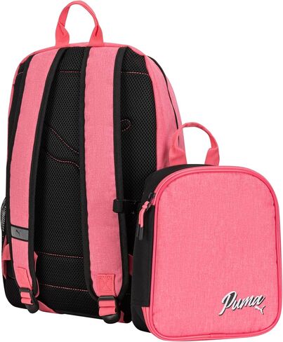 PUMA Unisex Kid's Colony Lunch Kit & Backpack Combo, Knockout Pink, Medium in Saudi Arabia