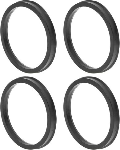 100.1mm to 87.1mm Car Wheel Hub Centric Rings Black Polycarbonate Wheels Center Shaft Shock Absorbing Hubrings 4 Pcs in Saudi Arabia