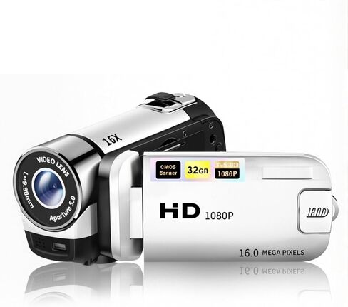 Diyeeni 1080P Digital Camera for Photography, 16MP Vlogging Camera 16X Digital Zoom Digital Camera with 2.4in 360° Flip Screen, Compact Travel Camera for Teens Adult Beginner Kids () in Saudi Arabia