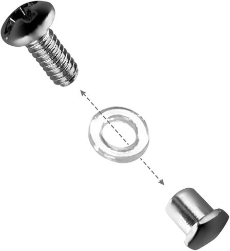 Replacement Screws for Prada Eyeglasses Sunglasses to Mount Lenses (Gunmetal) in Kuwait