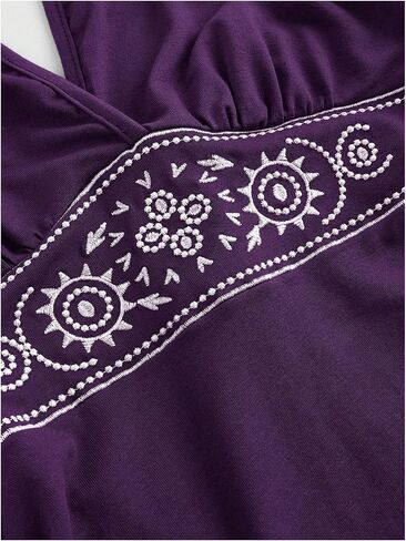 SOLY HUX Women's Summer Halter Backless Mini Dress Flowy Sleeveless V Neck Tie Back A Line Western Casual Sun Dresses in Saudi Arabia