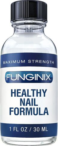 Funginix Toenail Fungus Treatment - أقصى قوة - علاج فطريات الأظافر للأظافر الفطرية - محلول سائل مضاد للفطريات - مصنوع في زجاجة الولايات المتحدة الأمريكية - (قد تختلف التغليف) in Kuwait