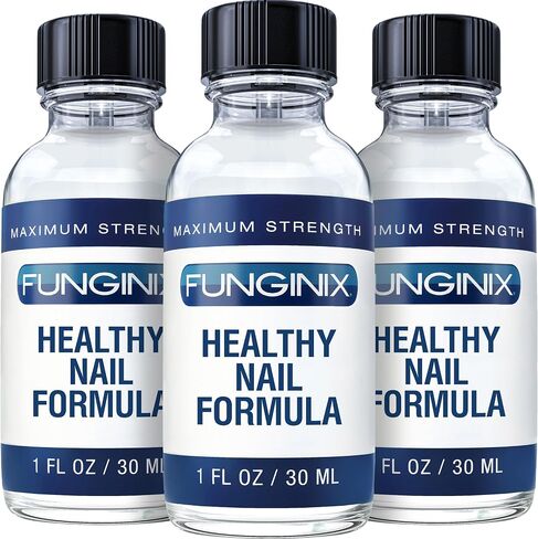 FUNGINIX Toenail Fungus Treatment - Maximum Strength - Nail Fungus Treatment for Fungal Nails - Antifungal Liquid Solution - Made in the USA - 1 Bottle - (Packaging May Vary) in Saudi Arabia