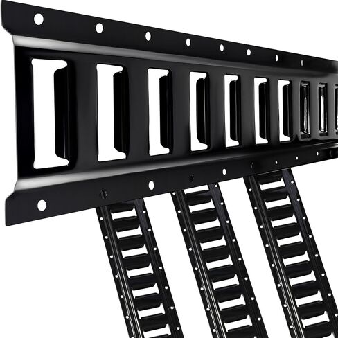 مجموعة سكة حديد ربطة عنق الإلكترونية ، 2 'e track Rail 4 Pack للمرائب ، الشاحنات ، المقطورات ، تعادل الدراجات النارية ، معطف مسحوق ، 6000 رطل قوة كسر in Kuwait
