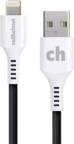 كابل Lightning إلى Type-A للشحن/المزامنة من cellhelmet - مستدير بطول 3 أقدام | كما رأينا في Shark Tank | في حزمة البيع بالتجزئة in Kuwait
