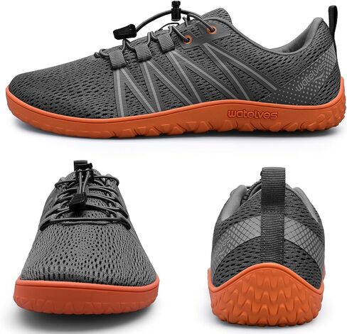 WateLves Barefoot Shoes Mens Womens Minimalist Wide Toe Box Zero Drop Trail Running Shoes Walking Cross Training Hiking in Saudi Arabia