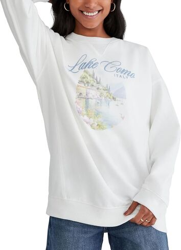 Aeropostale Women's Lake Como Crew Sweatshirt in Saudi Arabia