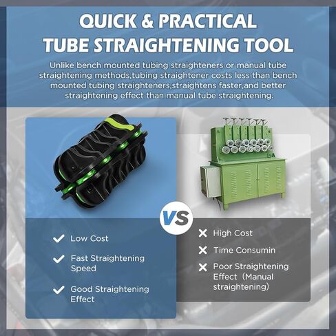 Tubing Straightener For 3/16In Fuel And Brake Line Straightening Tool Rust/Wear Resistant Tube Straightener Handheld Tube Straightening Tool For Coiled Copper,Steel,Stainless Steel,Aluminum Tubing in Saudi Arabia