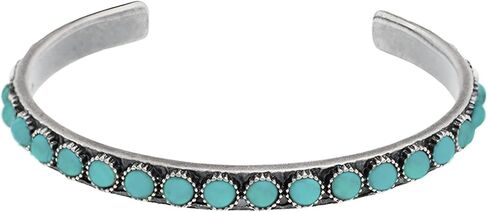Western Boho Bracelets Turquoise Bracelets Jewelry for Women Cowgirl Cuff Chunky Vintage Bracelet Country Gift Accessories in Saudi Arabia