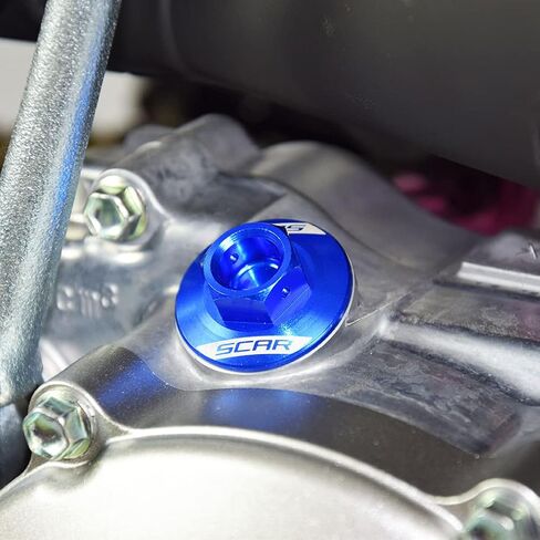 SCAR Oil Filler Plug Cap Compatible with KTM SX SXF EXC EXCF XC XCW XCF XCFW TPI 50 65 85 125 150 200 250 300 350 450 500 HUSQVARNA GASGAS SHERCO - Orange in Saudi Arabia
