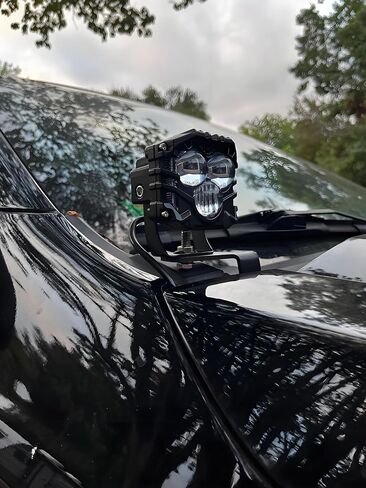 محرك غطاء محرك الأقواس الخنزير ، قوس الأمامي الخفيف الأمامي لفورد F150 ، مفصلات هود LED BRACKETS LIGHT MOUNT مناسبة ل F150 RAPTOR 2017-2024/ F-150 2015-2024 in Kuwait