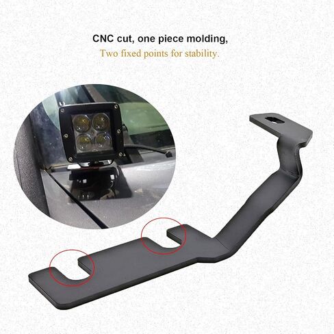 محرك غطاء محرك الأقواس الخنزير ، قوس الأمامي الخفيف الأمامي لفورد F150 ، مفصلات هود LED BRACKETS LIGHT MOUNT مناسبة ل F150 RAPTOR 2017-2024/ F-150 2015-2024 in Kuwait