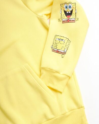 Nickelodeon Men’s SpongeBob and Patrick Fleece Sweatshirt – Men and Women’s Unisex Pullover Hoodie (Size: S-XL) in Saudi Arabia