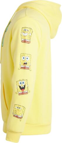 Nickelodeon Men’s SpongeBob and Patrick Fleece Sweatshirt – Men and Women’s Unisex Pullover Hoodie (Size: S-XL) in Saudi Arabia