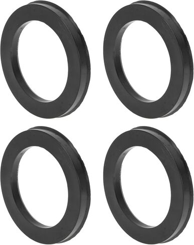 100.1mm to 87.1mm Car Wheel Hub Centric Rings Black Polycarbonate Wheels Center Shaft Shock Absorbing Hubrings 4 Pcs in Saudi Arabia