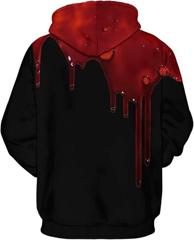 Chaos World Men Men Goidty Hoodie Long Sleeves 3D Funny Print Print Sweatshirt pullover in Kuwait
