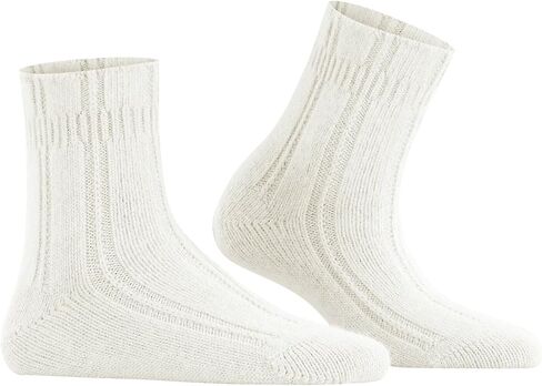 Falke Women's W HP Cosyshoe Slipper Sock Merino Wool Gray Pink White 1 زوج ، 6.5-7.5 in Kuwait