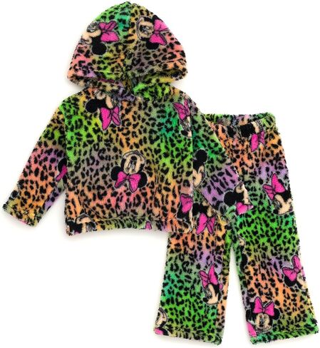 ديزني ليلو وغرزة ميني ماوس الفتيات pullover Woobie Hoodie & Flare Pants Outfit Toddler to Big Kid Sister (2T - 14-16) in Kuwait