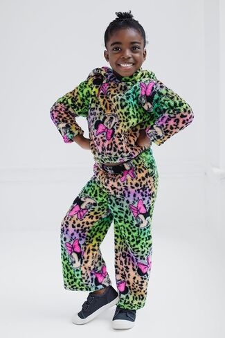 ديزني ليلو وغرزة ميني ماوس الفتيات pullover Woobie Hoodie & Flare Pants Outfit Toddler to Big Kid Sister (2T - 14-16) in Kuwait