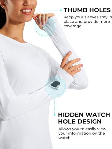 G Gradual Long Sleeve Workout Tops for Women Quick Dry Lightweight Running Athletic Shirts with Zip Pocket Moisture Wicking in Saudi Arabia
