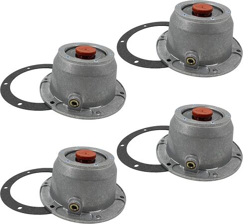 Torque 4 PCS 3434195 Aluminum Hub Caps for Trailer Axle (Replaces Stemco 343-4195, SKF 1696) in Saudi Arabia