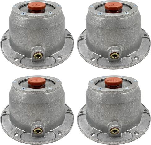 Torque 4 PCS 3434195 Aluminum Hub Caps for Trailer Axle (Replaces Stemco 343-4195, SKF 1696) in Saudi Arabia