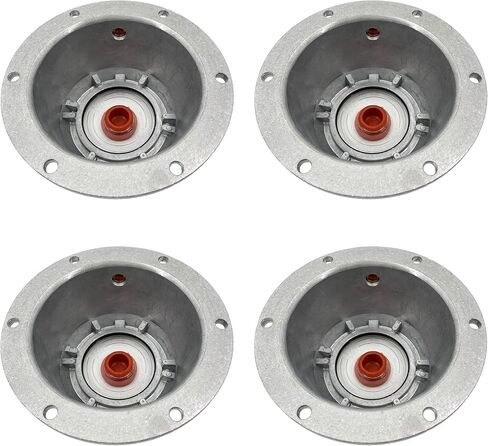 Torque 4 PCS 3434195 Aluminum Hub Caps for Trailer Axle (Replaces Stemco 343-4195, SKF 1696) in Saudi Arabia