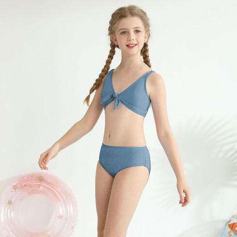 Patgoal Girls Swimsuits Teen Girls Two Bikini مجموعة أطفال in Saudi Arabia